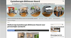 Desktop Screenshot of fysiobilthoven.nl